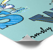 Alphabet Beach - Poster (Ecke)