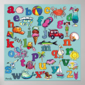 Alphabet Beach - Poster (Vorne)