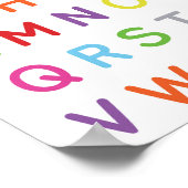 Alphabet-Bildungsplakat Poster (Ecke)