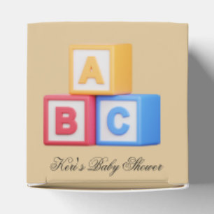 Alphabet-Block A-B-C-Geschenkboxen Geschenkschachtel