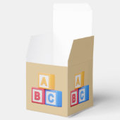 Alphabet-Block A-B-C-Geschenkboxen Geschenkschachtel (Geöffnet)