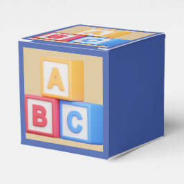 Alphabet Blöcke A-B-C Gefälligkeitsboxen Geschenkschachtel