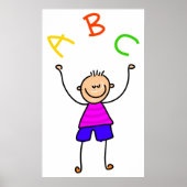 Alphabet Boy Poster (Vorne)