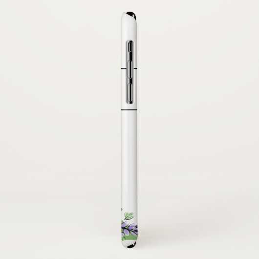 Alphabet Brief A Lavendel Eukalyptus Dragonfly Case-Mate iPhone Hülle (Hinten/Links)