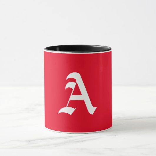 Alphabet Brief A Tasse (Zentrum)