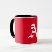 Alphabet Brief A Tasse (Vorderseite Links)