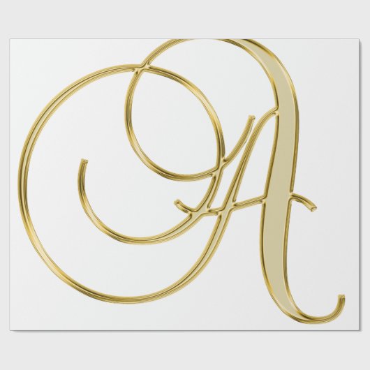 Alphabet-Brief-Anfangsgrund Geschenkpapier (Flach)