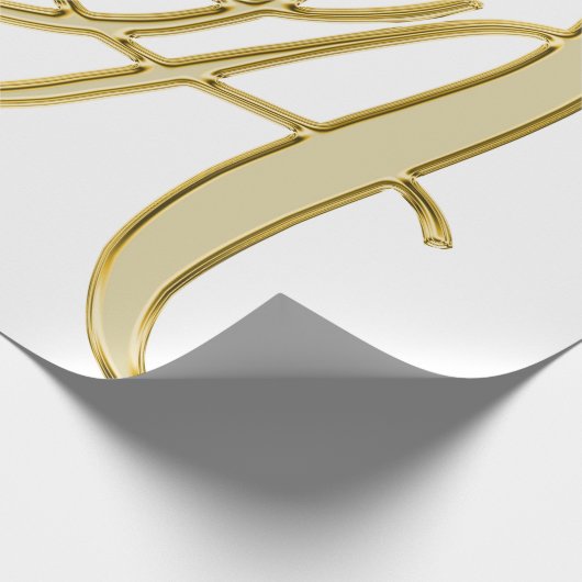 Alphabet-Brief-Anfangsgrund Geschenkpapier (Ecke)