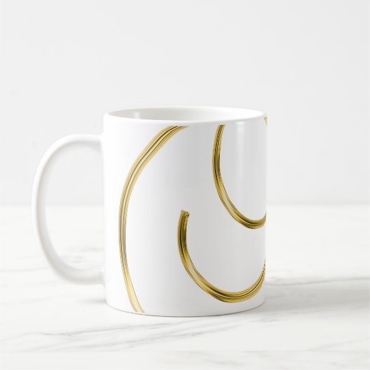Alphabet-Brief-Anfangsgrund Kaffeetasse (Links)
