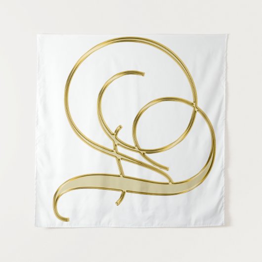 Alphabet-Brief-Anfangsgrund Wandteppich (Vorderseite (Horizontal))