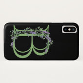 Alphabet Brief B Aquarelllavender Eukalyptus Case-Mate iPhone Hülle (Rückseite (Horizontal))