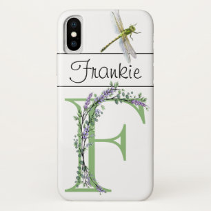 Alphabet Brief F Lavender Eucalyptus Dragonfly Case-Mate iPhone Hülle