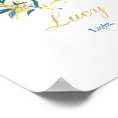 Alphabet Brief L Wall Poster Name und Bedeutung (Ecke)