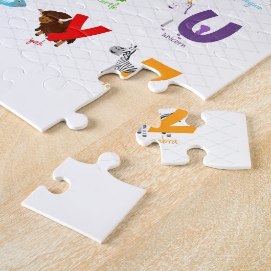 Alphabet-Brief mit Tieren Puzzle (Seite)