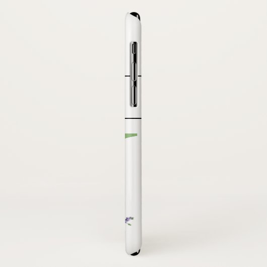 Alphabet Brief N Lavender Eucalyptus Dragonfly Case-Mate iPhone Hülle (Hinten/Links)