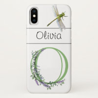 Alphabet Brief O Lavender Eukalyptus Dragonfly
