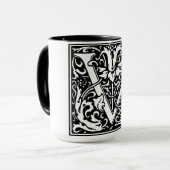 Alphabet-Brief V zur Tasse (Vorderseite Links)