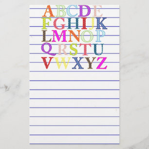 Alphabet Briefpapier