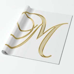 Alphabet-Buchstabe Anfangsbuchstabe Hintergrund Geschenkpapier