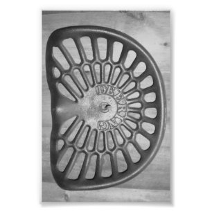 Alphabet-Buchstabe D9 Schwarzweiss-4x6 Fotodruck