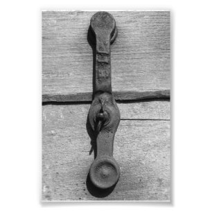 Alphabet-Buchstabe-Fotografie I10 schwarzes u. Fotodruck