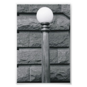 Alphabet-Buchstabe-Fotografie I2 Schwarzweiss-4x6 Fotodruck