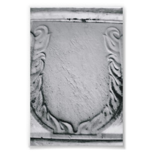 Alphabet-Buchstabe-Fotografie U1 Schwarzweiss-4x6 Fotodruck