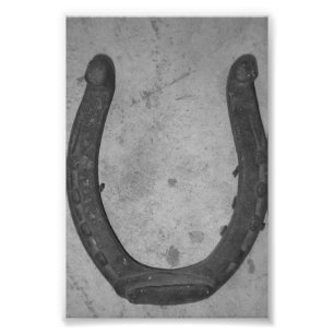 Alphabet-Buchstabe-Fotografie U4 Schwarzweiss-4x6 Fotodruck