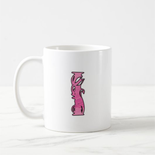 Alphabet Buchstabe I Kaffeetasse (Links)