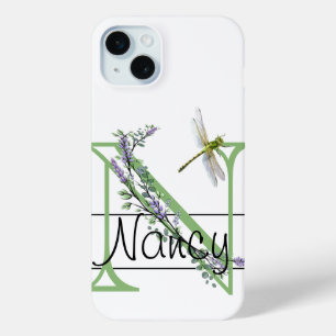 Alphabet Buchstabe N, AquarelllavenderDragonfly Case-Mate iPhone Hülle