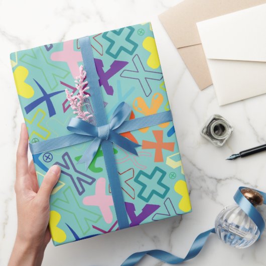 Alphabet Buchstabe X Geschenkpapier - Grün (Schenken)