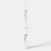 Alphabet Buchstabe Z, Aquarelllavender Dragonfly iPhone Hülle (Linke Seite)