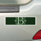 Alphabet-Buchstaben - Buchstabe B - grün Autoaufkleber (Auf Auto)