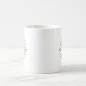 Alphabet-Buchstaben - Buchstabe B - weiß Kaffeetasse (Mittel)