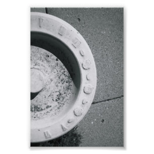 Alphabet Buchstaben Fotografie D3 Schwarzweiß 4x6
