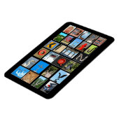 Alphabet-Buchstaben mit Bildern Magnet (Linke Seite)