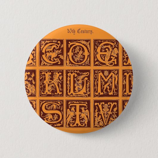 Alphabet Button (Vorderseite)