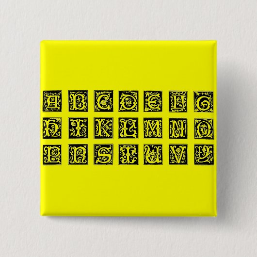 Alphabet Button (Vorderseite)