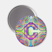 Alphabet C Magnet (Vorderseite/Rückseite)