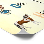 Alphabet Chart Personalisiert Poster (Ecke)