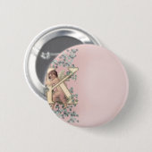 Alphabet Cherub Button (Vorne & Hinten)