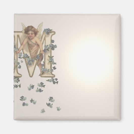 Alphabet Cherub Magnet (Vorne)