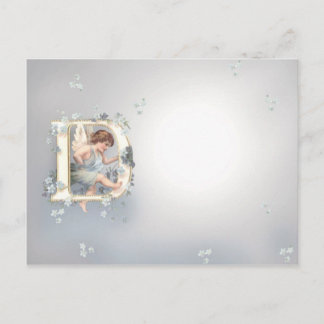 Alphabet Cherub Postkarte