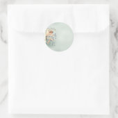 Alphabet Cherub Runder Aufkleber (Tasche)