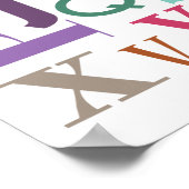 Alphabet Chowder Poster (Ecke)