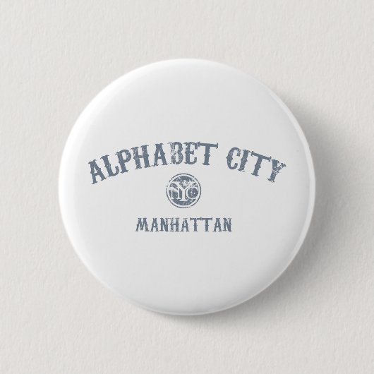 Alphabet City Button (Vorderseite)