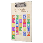 Alphabet Clipboard Klemmbrett (Links)