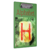 Alphabet Clipboard Klemmbrett (Rechts)
