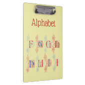Alphabet Clipboard Klemmbrett (Rechts)