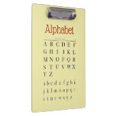 Alphabet Clipboard Klemmbrett (Rechts)